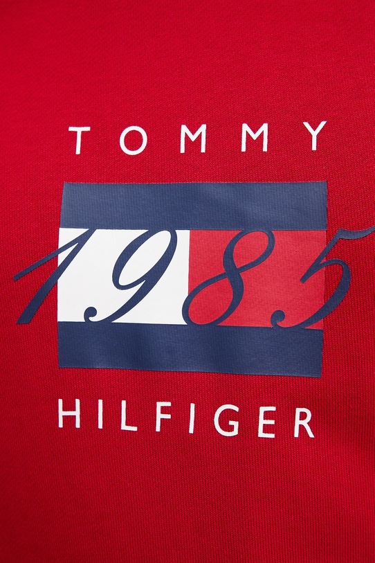 Tommy Hilfiger bluza bawełniana MW0MW41332 czerwony
