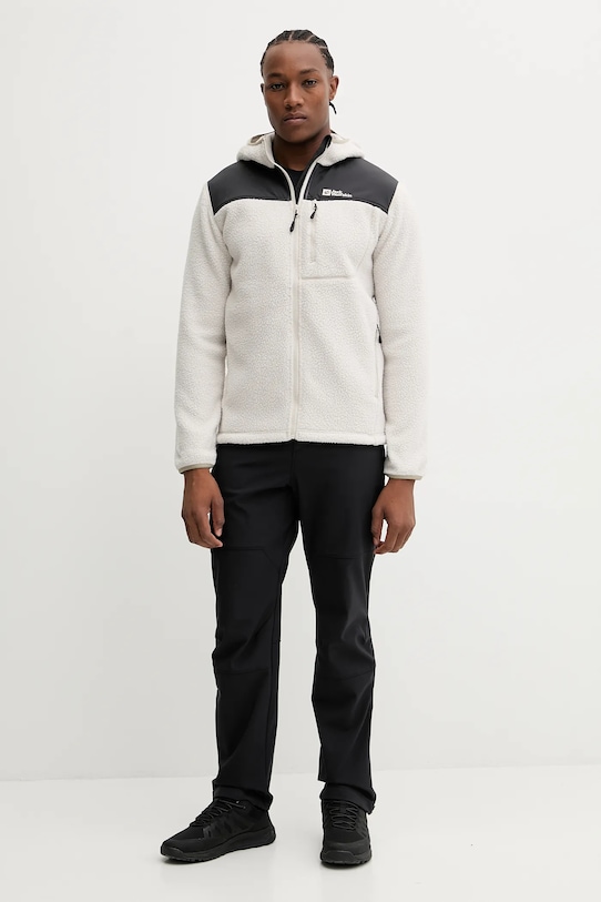 Sportska dukserica Jack Wolfskin KAMMWEG PILE 1711271 bež AW25