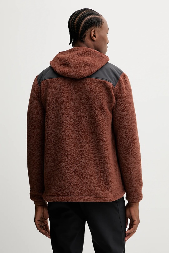 Odzież Jack Wolfskin bluza sportowa KAMMWEG PILE 1711271 brązowy