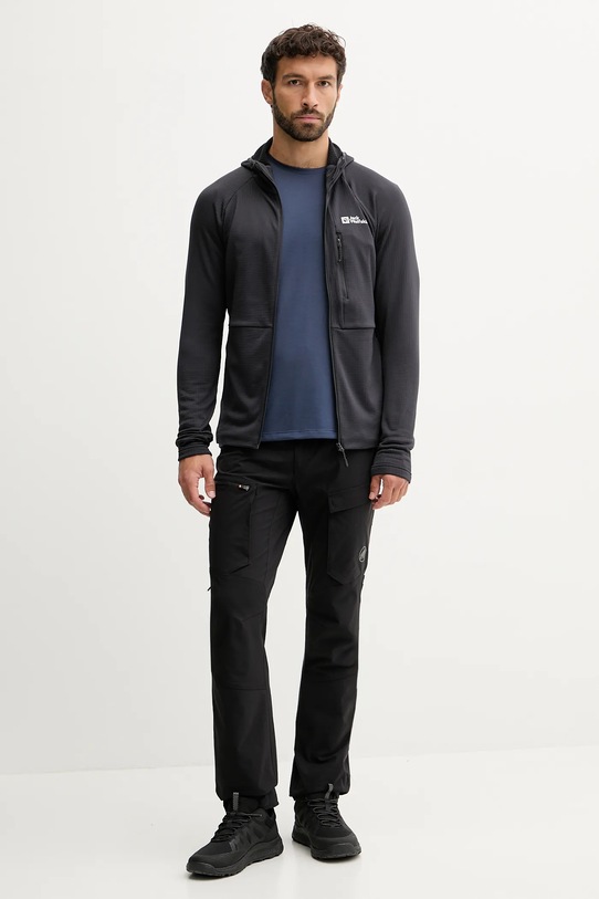 Jack Wolfskin bluza KOLBENBERG A63966 czarny AW25