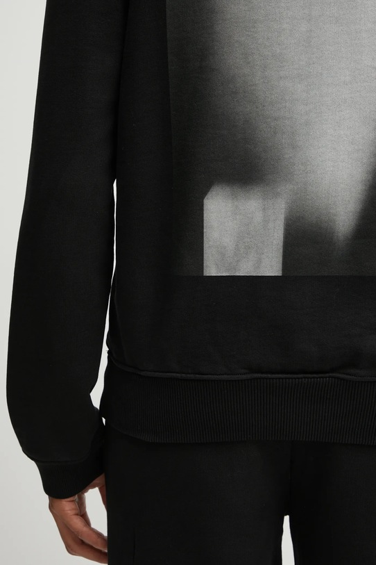 Памучен суичър Heliot Emil AW25.M.08.087.BLK01 черен