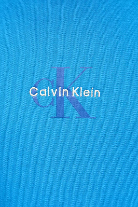 Calvin Klein Jeans μπλούζα με κουκούλα Ανδρική βαμβακερή LV04RD243G μπλε