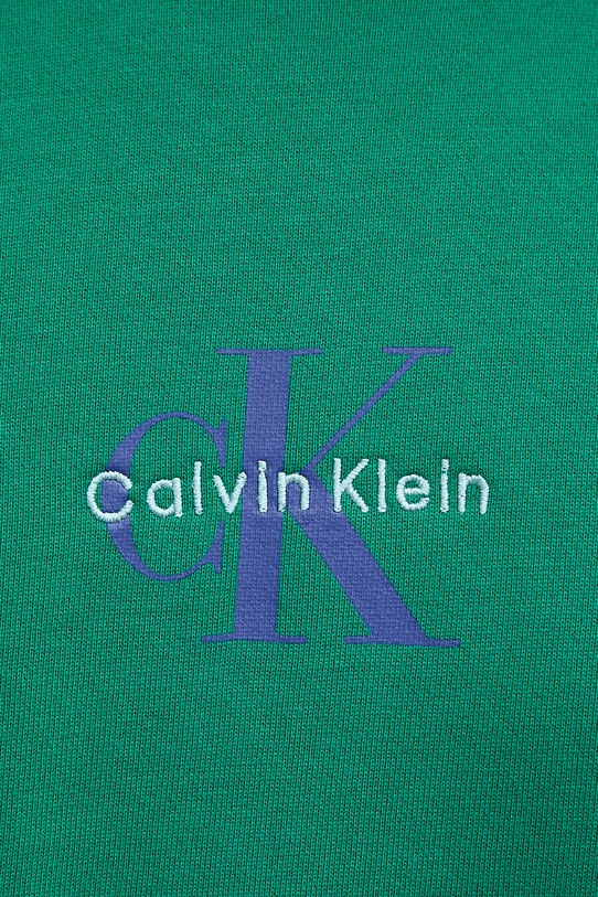 Calvin Klein Jeans bluza z kapturem męska bawełniana LV04RD243G zielony