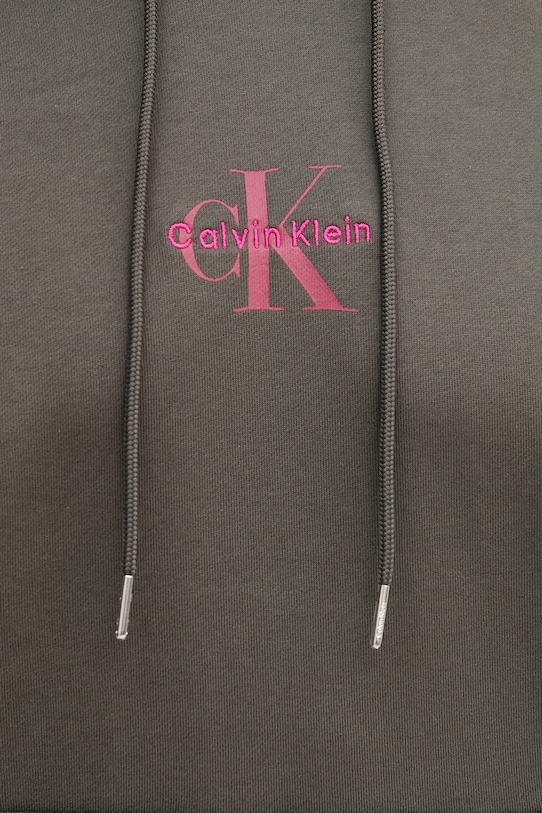 Calvin Klein Jeans felpa in cotone LV04RD243G grigio