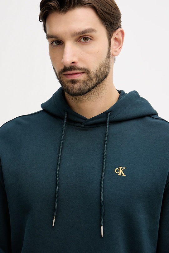 Calvin Klein Jeans bluza bawełniana zielony LV04RC297G