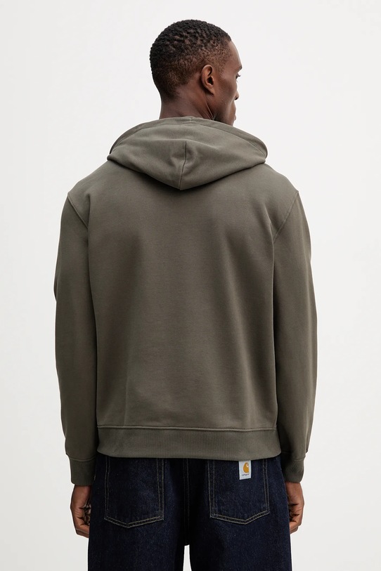 Îmbrăcăminte Calvin Klein Jeans hanorac de bumbac LV04RC297G verde