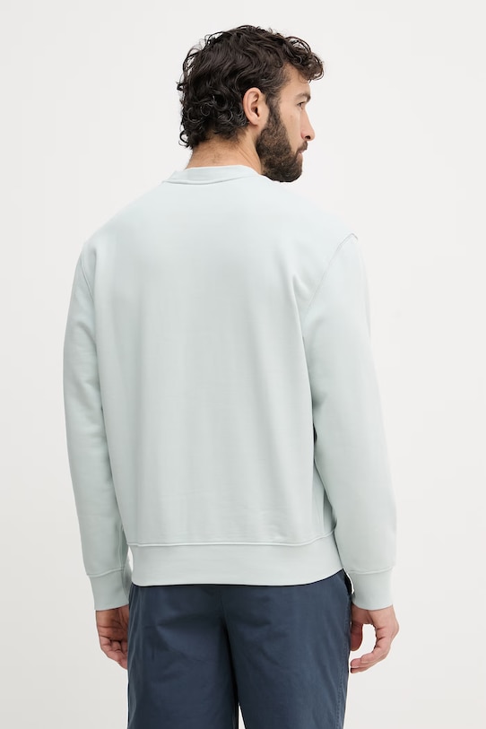 Oblečenie Calvin Klein Jeans mikina pánska bavlnená LV04RC296G tyrkysová