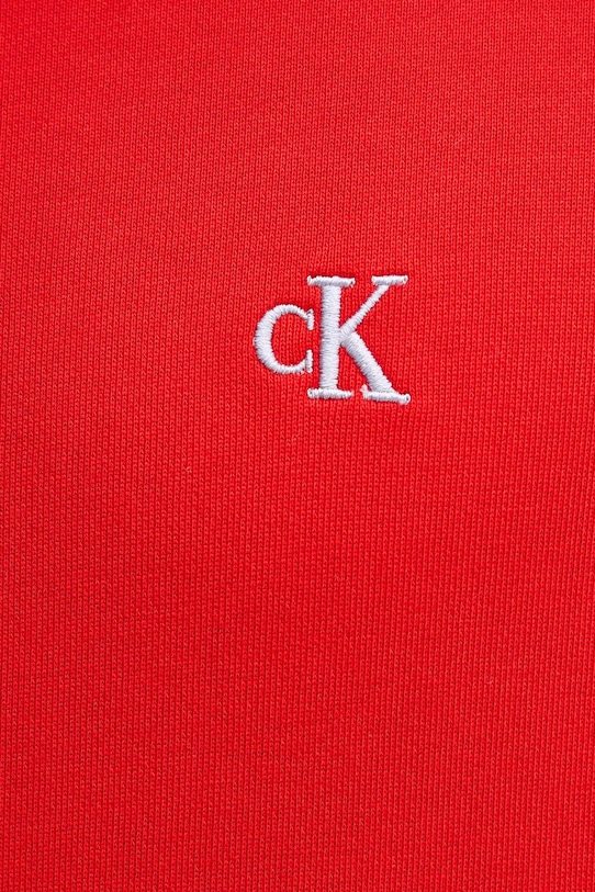 Pamučna dukserica Calvin Klein Jeans LV04RC296G crvena