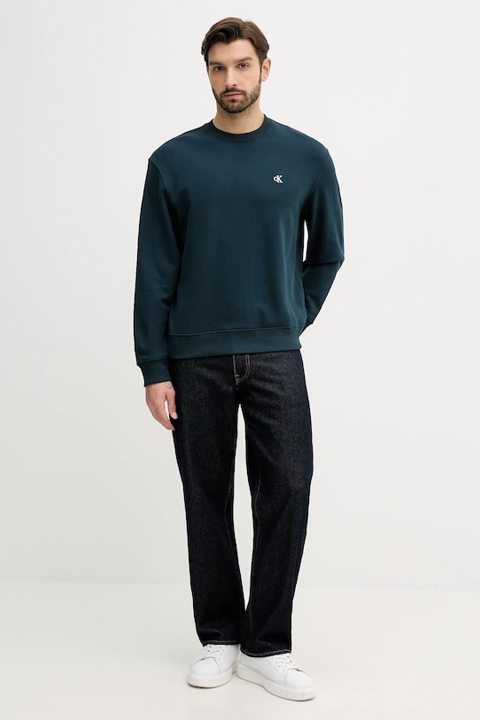 Calvin Klein Jeans bluza bawełniana LV04RC296G zielony NC25