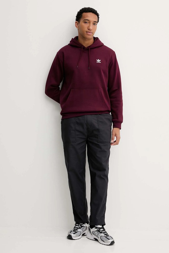 adidas Originals bluza Essentials HY2079 bordowy AW25