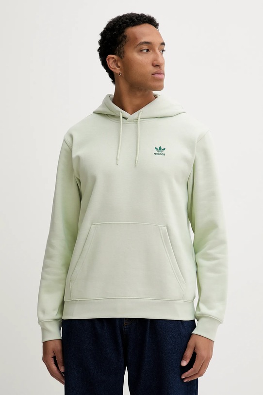 adidas Originals bluza Essentials z kapturem zielony HY2080