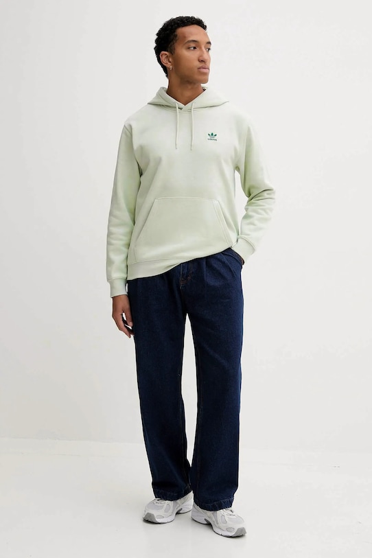 adidas Originals bluza Essentials HY2080 zielony AW25