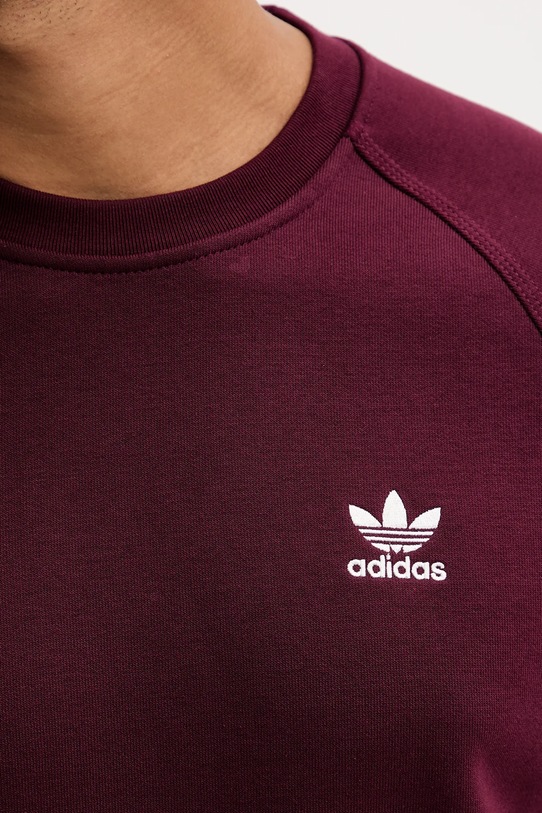 adidas Originals bluza Essentials HY2082 bordowy
