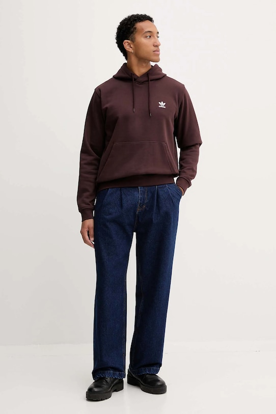Dukserica adidas Originals Essentials HY2083 smeđa AW25