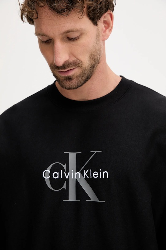 Mikina Calvin Klein Jeans čierna LV04RD234G