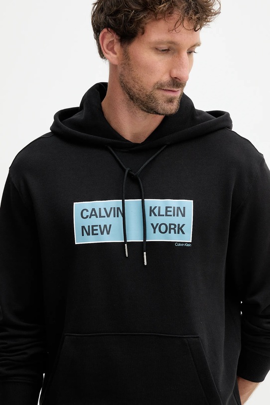 Calvin Klein Jeans bluza bawełniana czarny LV04RD259G