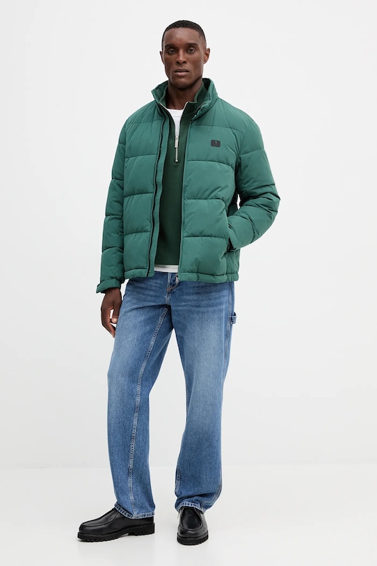 Βαμβακερή μπλούζα Calvin Klein Jeans LV04RD244G πράσινο AW25