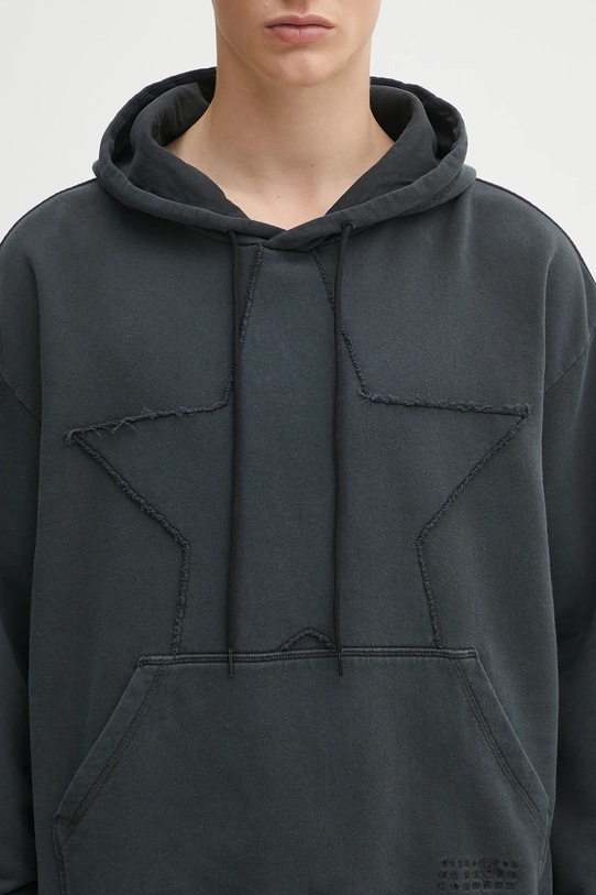 MM6 Maison Margiela hanorac de bumbac negru SH2GU0022.M25024.899