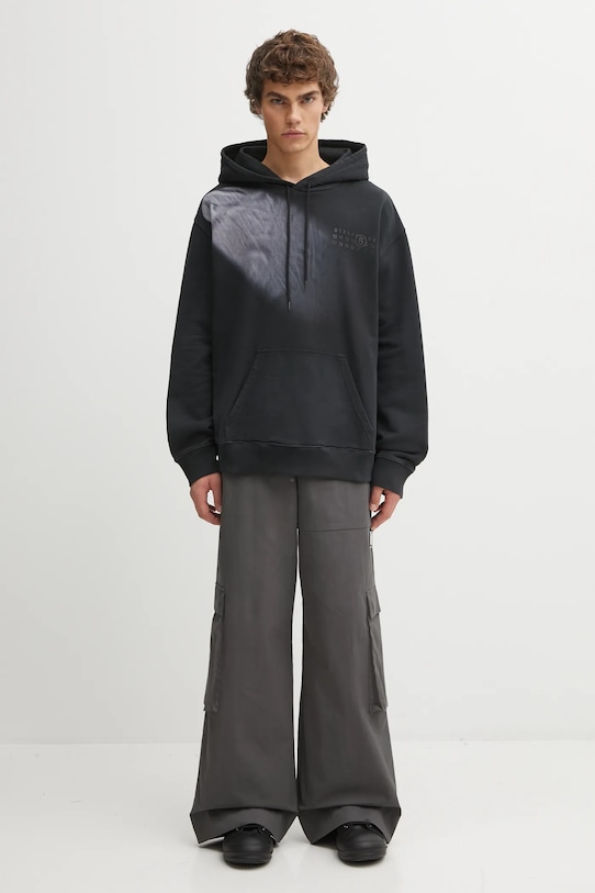 MM6 Maison Margiela bluza bawełniana dziecięca SH2GU0024.M25024.899 czarny