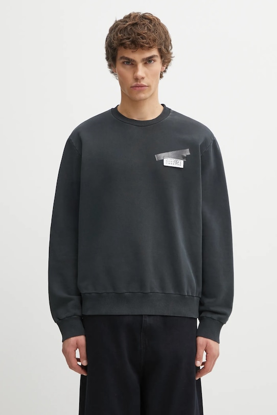 Бавовняна кофта MM6 Maison Margiela бавовна чорний SH2GU0025.M25024.899