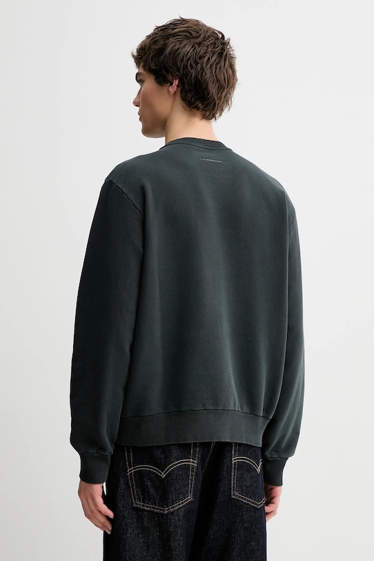 Odzież MM6 Maison Margiela bluza bawełniana SH2GU0025.M25024.899 czarny