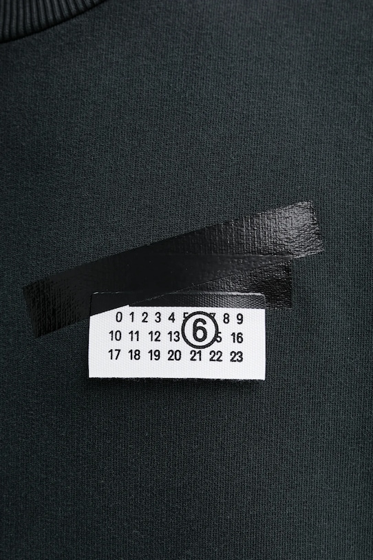 MM6 Maison Margiela bluza bawełniana SH2GU0025.M25024.899 czarny