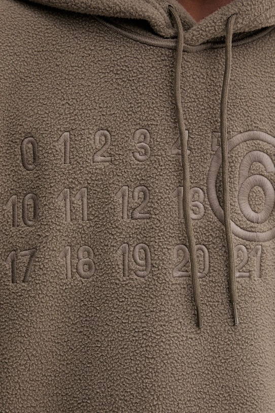 MM6 Maison Margiela bluza polarowa SH0GU0028.M20126.809 brązowy