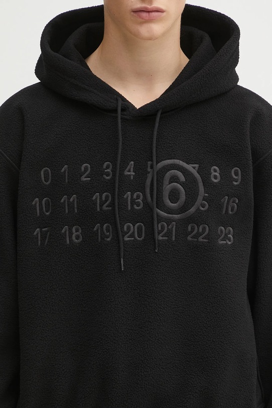 MM6 Maison Margiela bluza polarowa czarny SH0GU0028.M20126.900