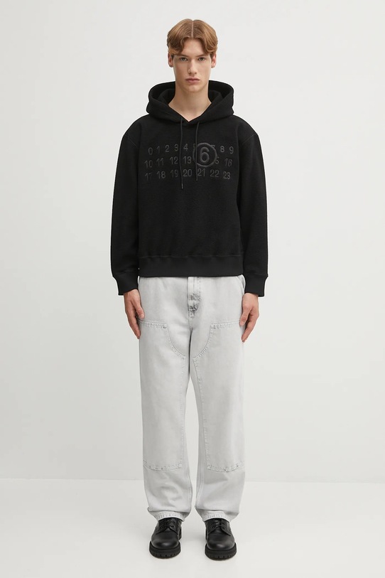 MM6 Maison Margiela bluza polarowa SH0GU0028.M20126.900 czarny