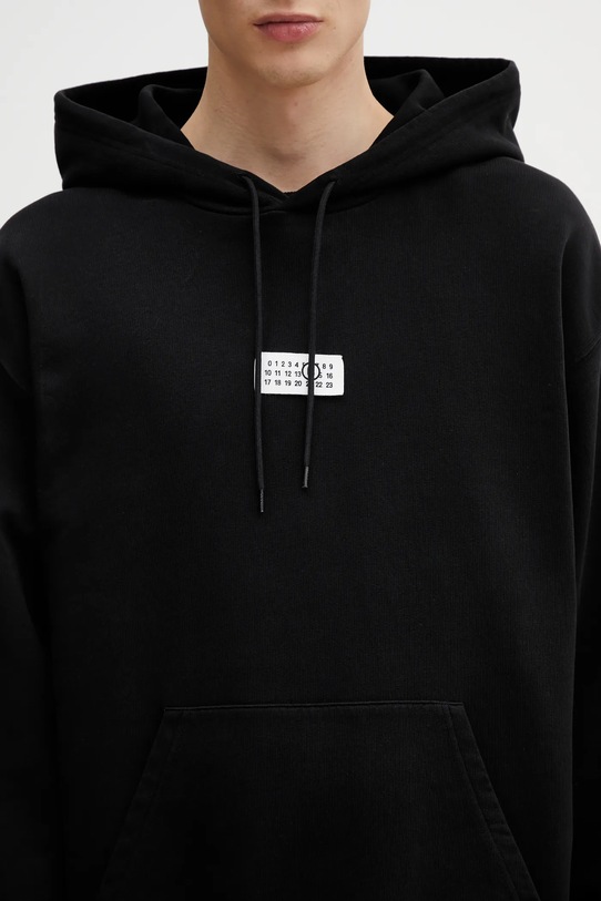 MM6 Maison Margiela bluza bawełniana x MM6 Wardro czarny SH0GU0033.M25025.900