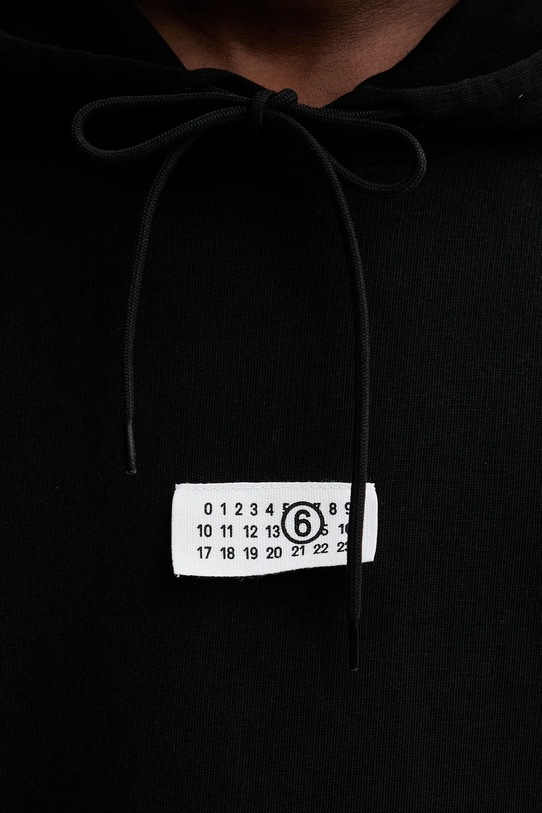 Βαμβακερή μπλούζα MM6 Maison Margiela x MM6 Wardro SH0GU0033.M25025.900 μαύρο