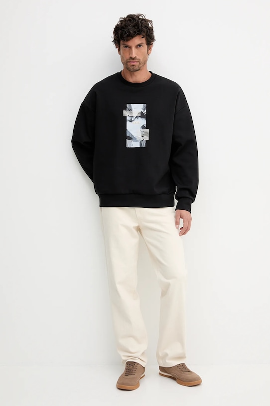 BOSS Green bluză 50548324 negru AW25