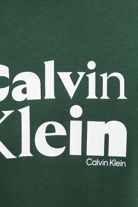 Calvin Klein bluza bawełniana LV04LD242G zielony