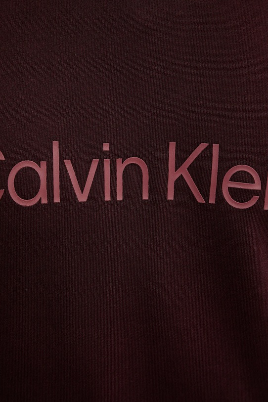 Βαμβακερή μπλούζα Calvin Klein LV14LD231G μπορντό