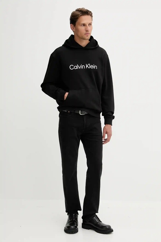 Calvin Klein bluza bawełniana LV14LD231G czarny AW25
