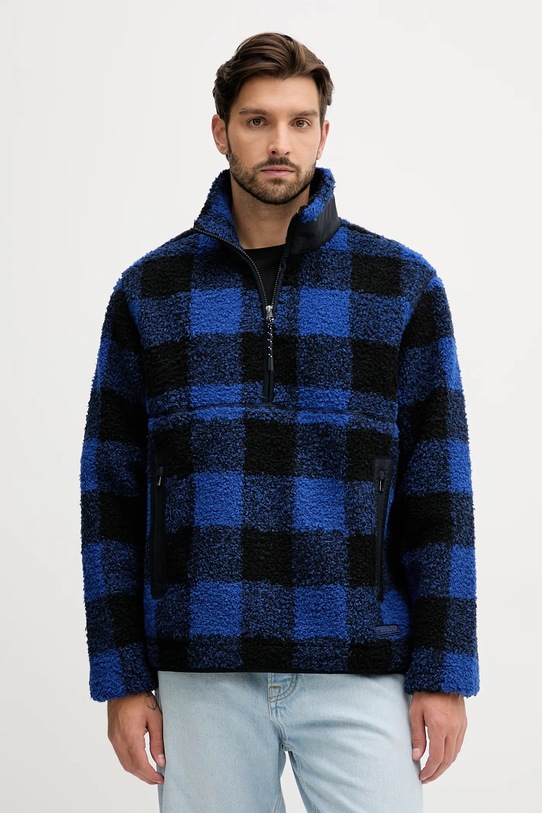 Μπλούζα Tommy Hilfiger χωρίς κουκούλα σκούρο μπλε MW0MW40476