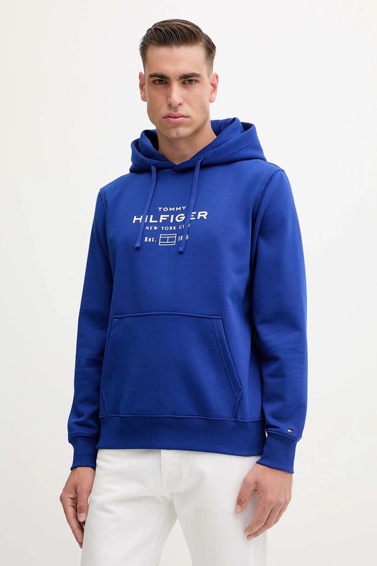 Tommy Hilfiger bluză print albastru MW0MW40864