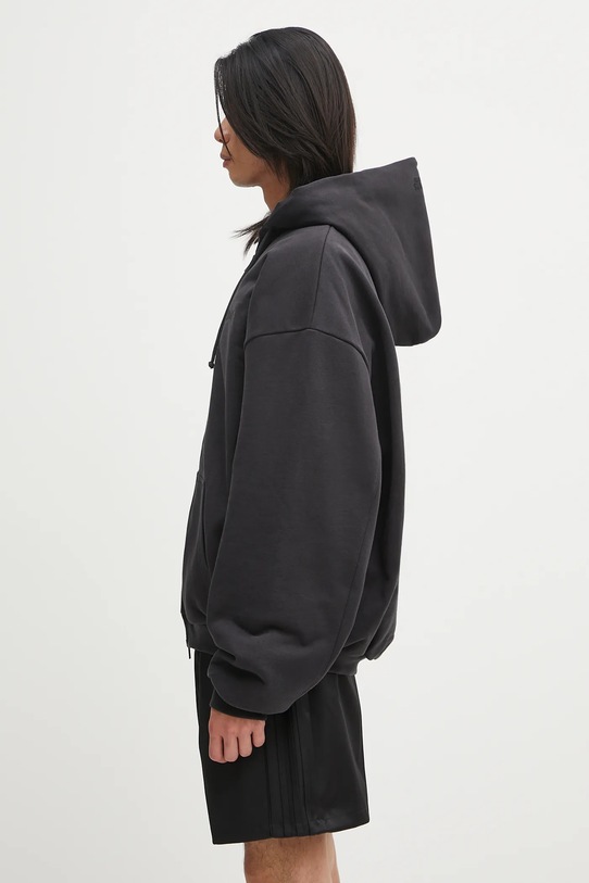 Mikina VETEMENTS Puffed Oversized Zip-Up UH76ZU860B černá AW25