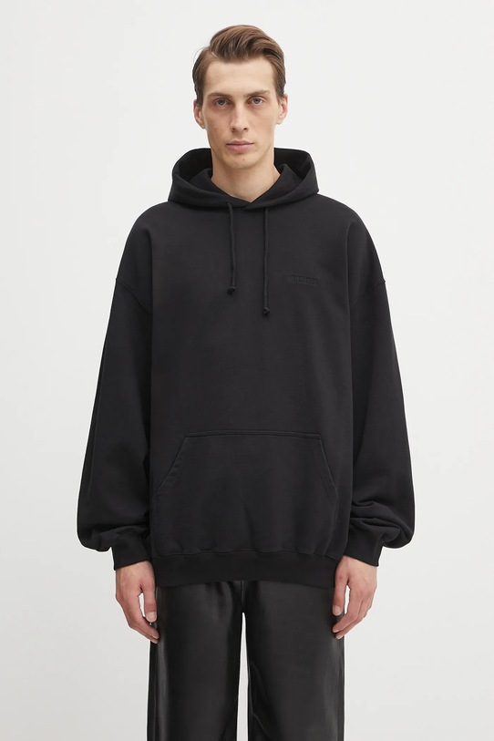 VETEMENTS bluza Logo Oversized pozostałe czarny UH76HD100B
