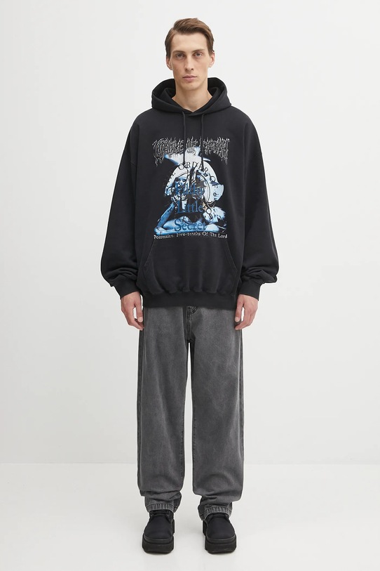 VETEMENTS bluza bawełniana Cof Filthy Secret Oversized UCF76HD600B