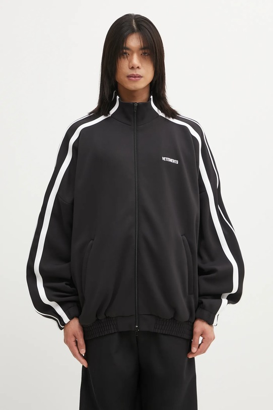 Μπλούζα VETEMENTS Gym απλικέ μαύρο UH76GJ300B