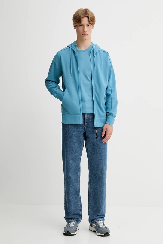 C.P. Company bluza bawełniana 19CMSS715A005086W niebieski AW25