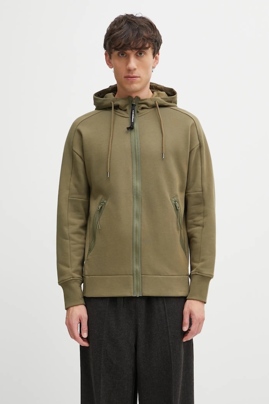 C.P. Company bluza bawełniana bawełna zielony 19CMSS715A005086W