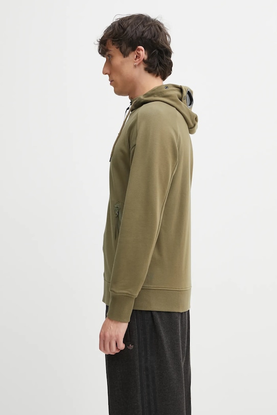 C.P. Company bluza bawełniana 19CMSS715A005086W zielony AW25