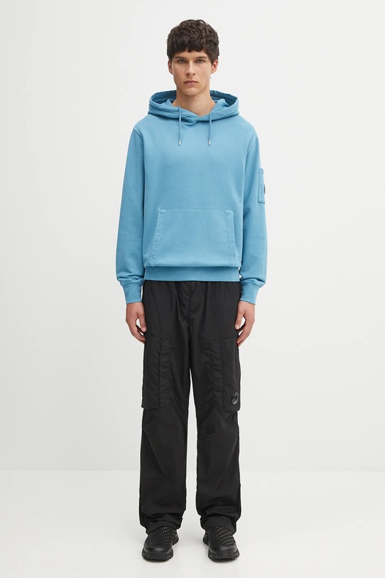 C.P. Company bluza bawełniana 19CMSS719A006372R niebieski