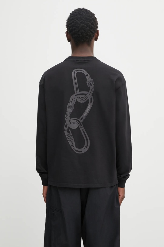 Oblačila Bombažna majica z dolgimi rokavi Napapijri S-Coldirai NP0A88YC9411 črna