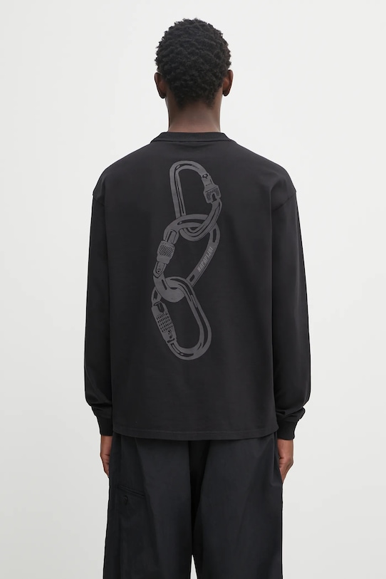 Одяг Бавовняний лонгслів Napapijri S-Coldirai NP0A88YC9411 чорний