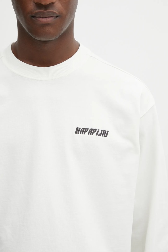 Napapijri longsleeve din bumbac S-Coldirai bej NP0A88YC2061