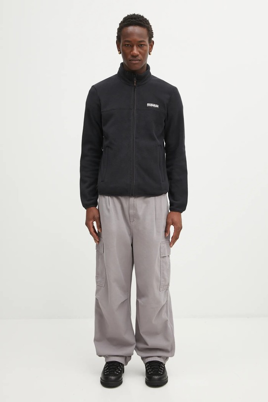 Napapijri hanorac fleece T-Dergana NP0A88V19411 negru