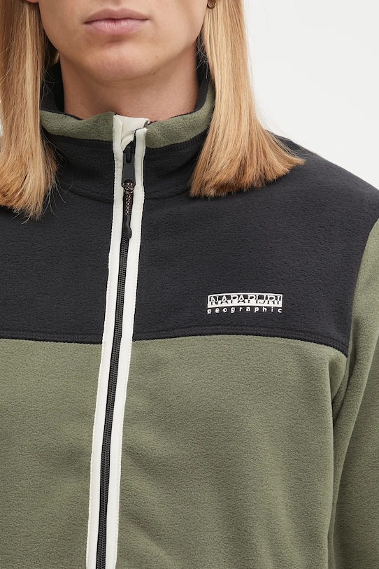 Napapijri bluza polarowa T-Dergana zielony NP0A88V1G0A1